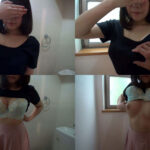 個撮）激カワ美巨乳お嬢様が見つめてトイレフェラ！亀頭責め喉奥ピストンで口内射精